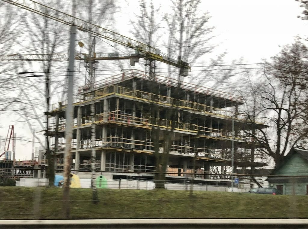 Žvėryno lapės (Lapių g. 3) - Daugiabutis - statybų nuotraukos