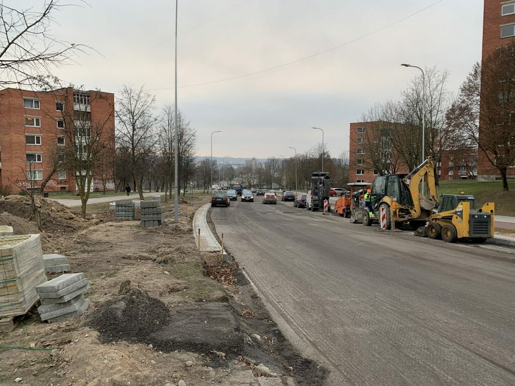 Ramaus eismo gatvė Didlaukio g. (Didlaukio g.) - Iela - būvdarbu attēli