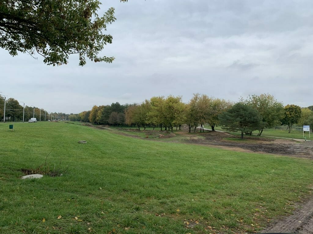 Neries krantinės parkas (Neries krant.) - Park - construction photos