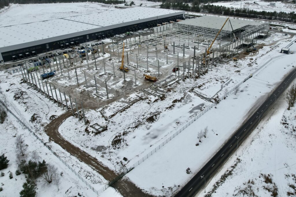 J55 logistikos centras 1 etapas (Jočionių g. 55) - Warehouse / Distribution center - construction photos