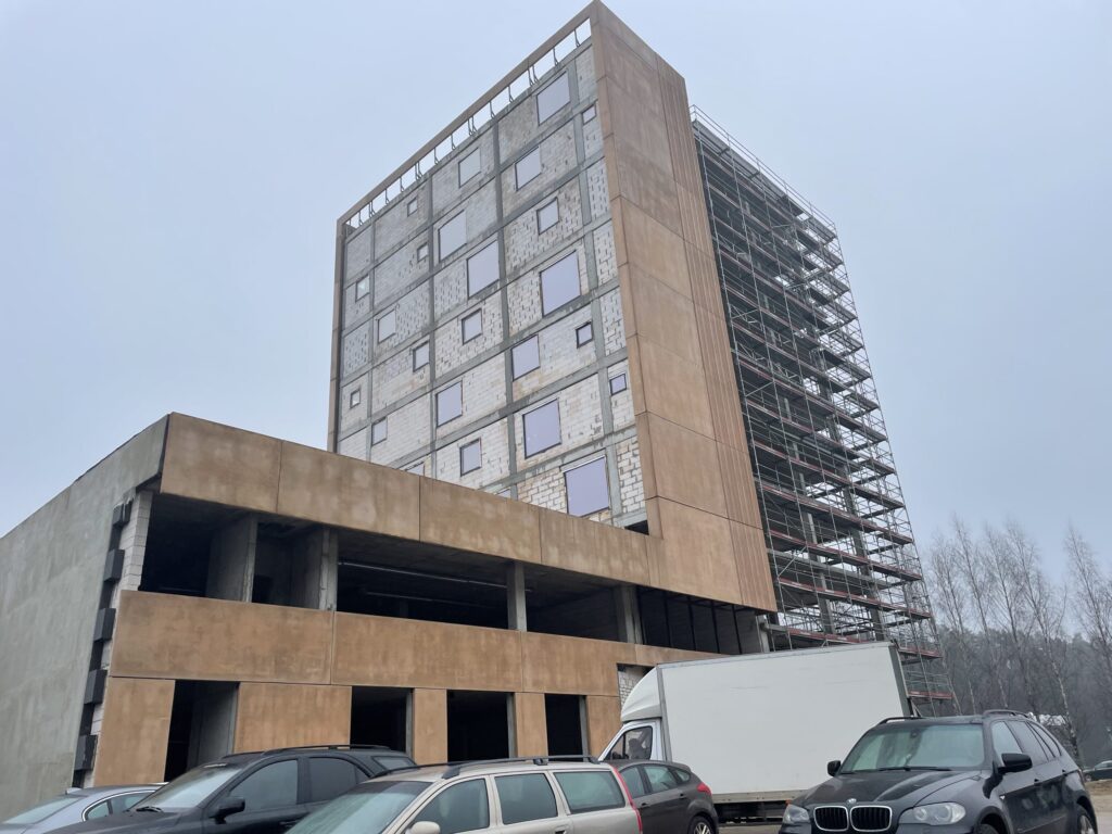 Ateities Trio verslo centras (Ateities g. 29) - Office center - construction photos