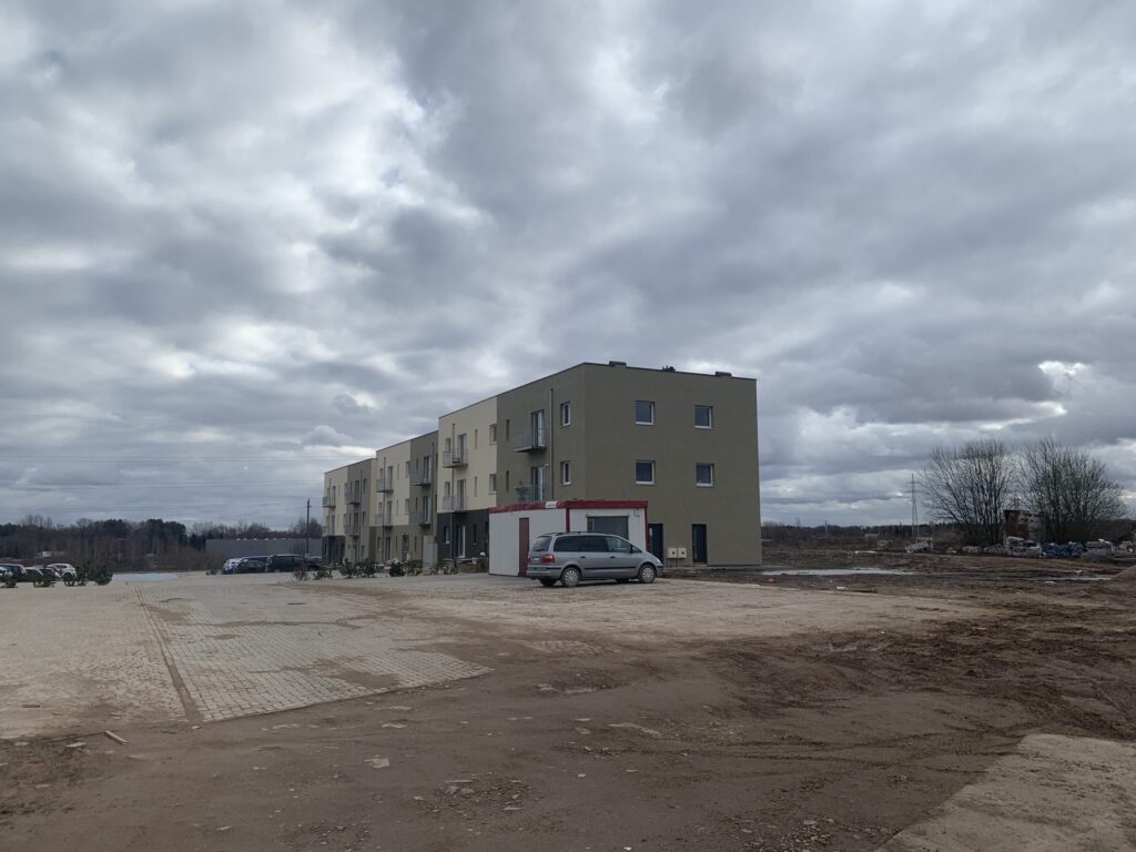 Auksinė kalva 4 etapas (K. Čerbulėno g. 100) - Multi apartment - construction photos