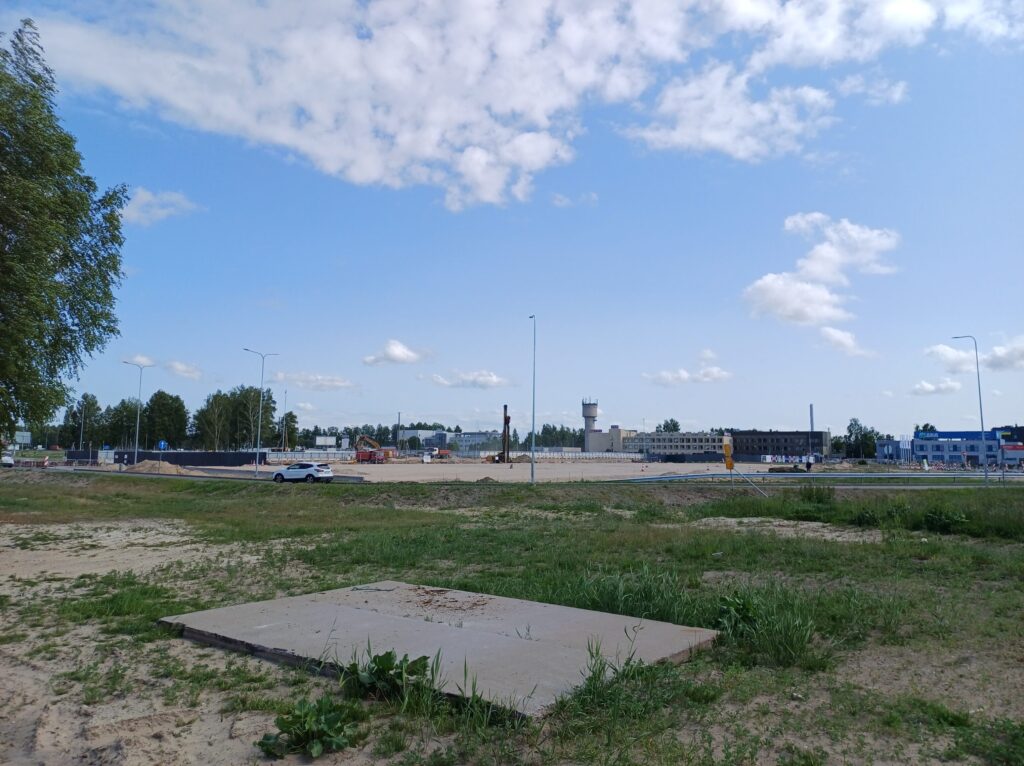 Rail Baltica stacija starptautiskajā lidostā "Rīga" (Starptautiskā lidosta "Rīga") - Railroad, Train station - construction photos