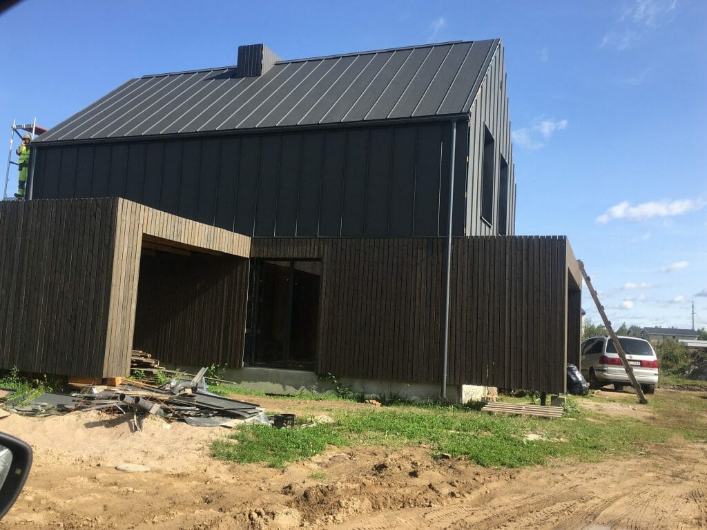 Sostinės parko namai (Šumsko g. 27) - Row housing - construction photos