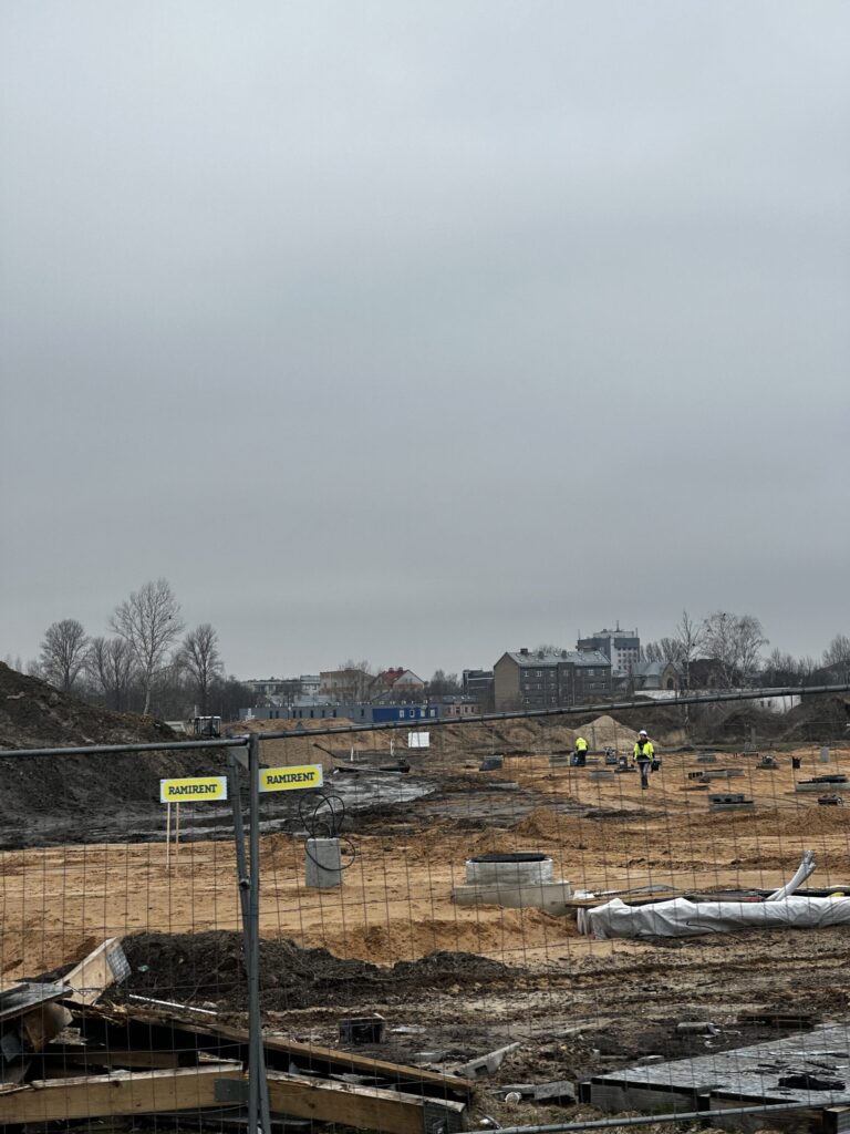 New Hanzas City teritorijas infrastruktūras izbūve - 3.kārta (Gustava Kluča iela, Vilhelma Ostvalda iela) - Street - construction photos