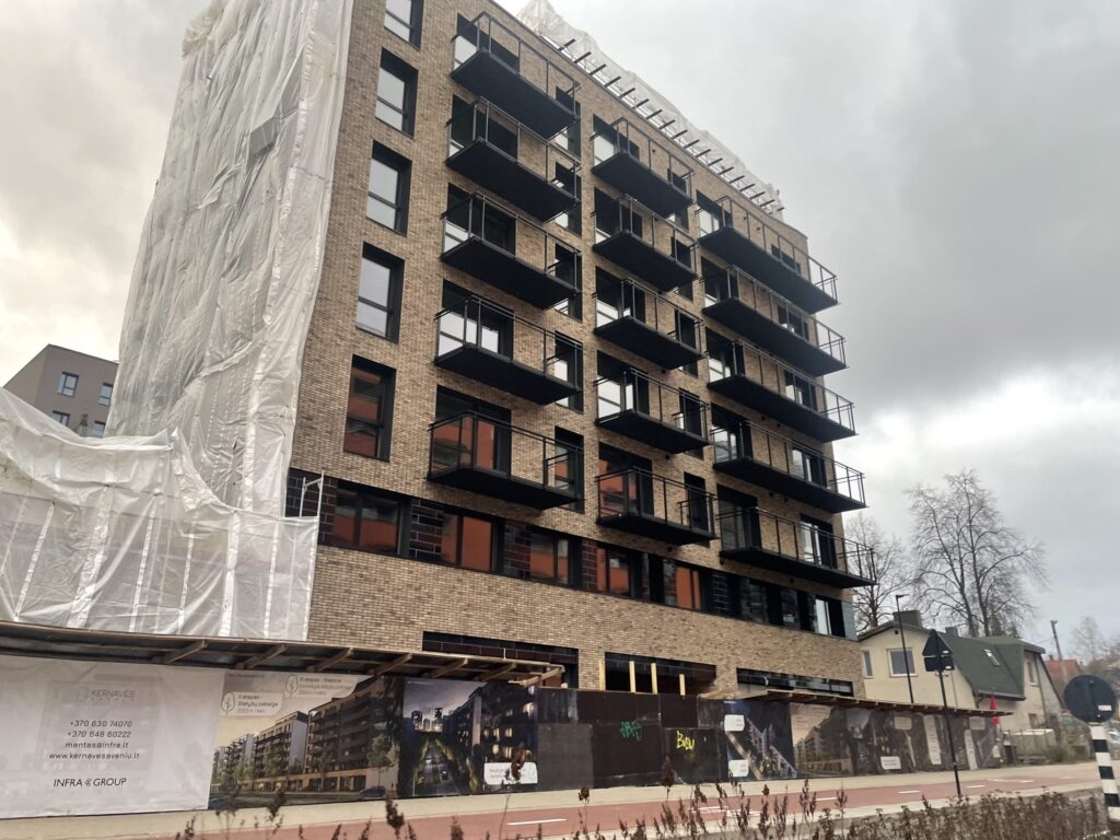 Kernavės aveniu 3 etapas (Kernavės g. 16A) - Multi apartment - construction photos