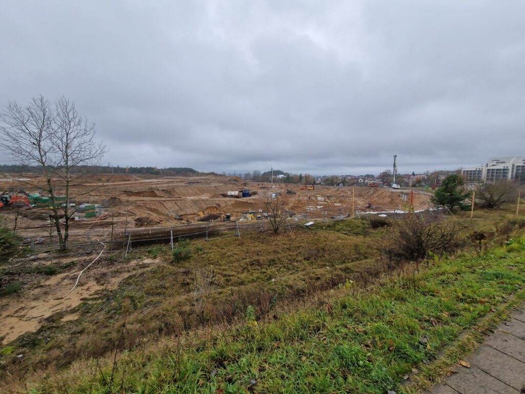 Daugiafunkcis sveikatinimo, ugdymo, švietimo, kultūros ir užimtumo kompleksas 1 etapas (stadionas) (Ozo g. 27) - Stadium - construction photos