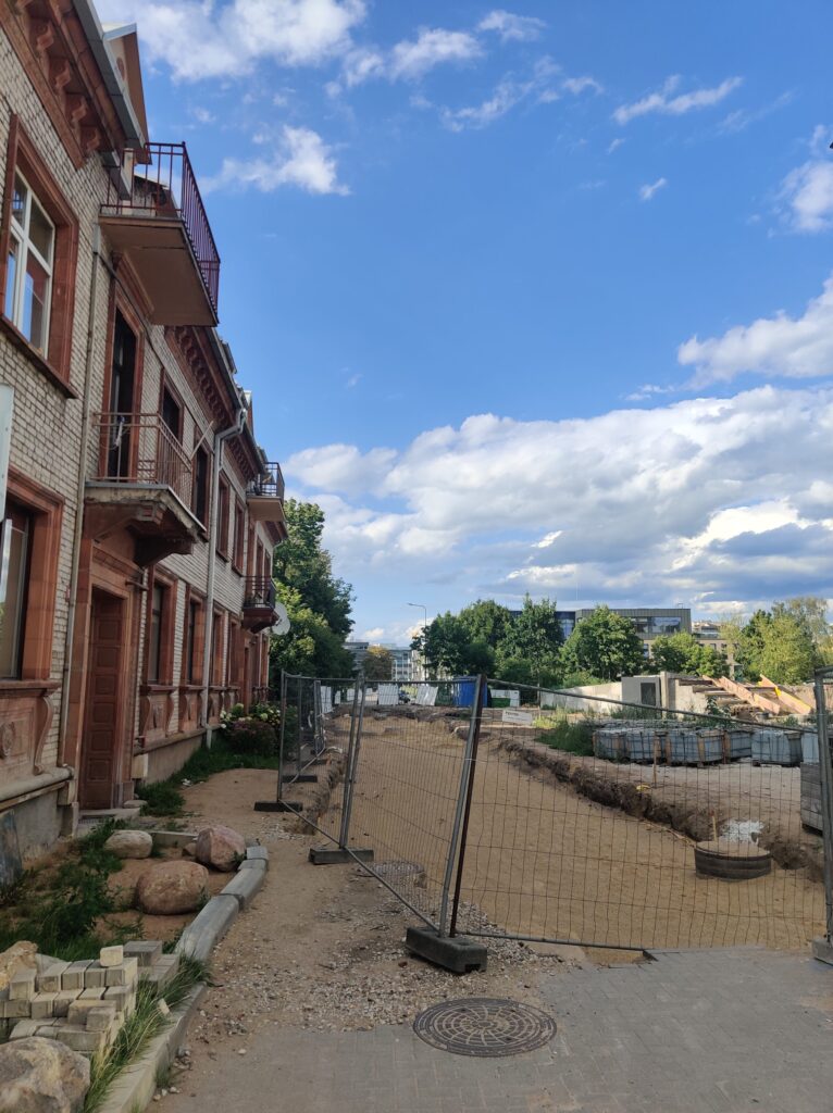 Šnipiškių aikštė (Giedraičių-Kintų g. skveras) (Kintų g.) - Square - construction photos