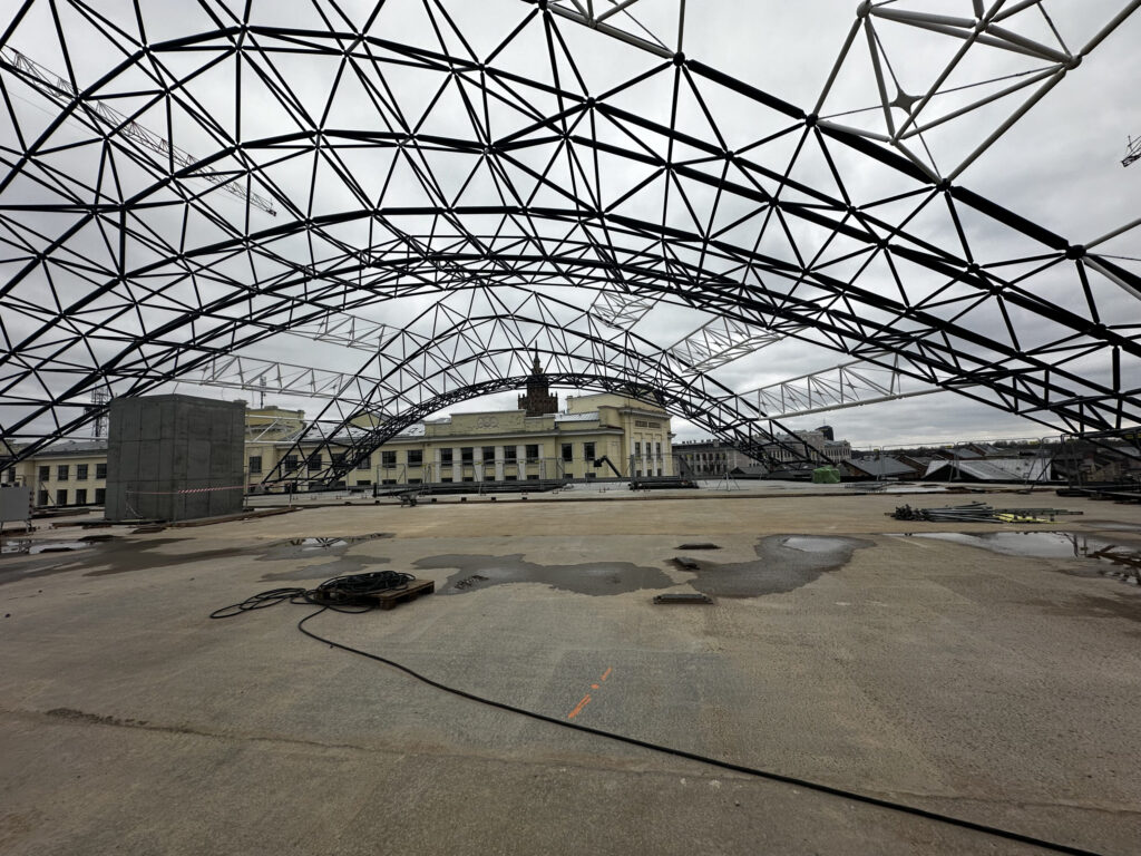 Rīgas Centrālās dzelzceļa stacijas pārbūve (Stacijas laukums 2) - Train station - construction photos