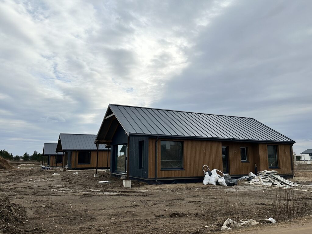 Fabriko g. namai (Fabriko g. 37, 37B, 37E, 37F, 37G,) - Row housing - construction photos