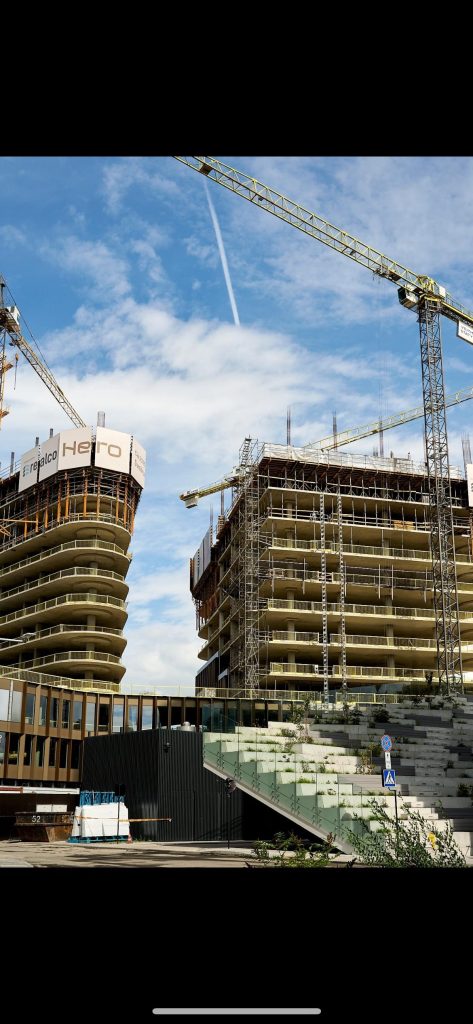 HERO (Lvivo g. 21) - Office center - construction photos