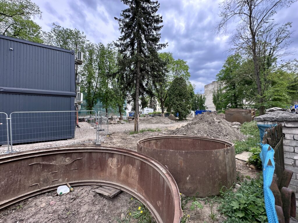 Radvilų valda Žygimantų g. 3 (Žygimantų g. 3) - Office center - construction photos