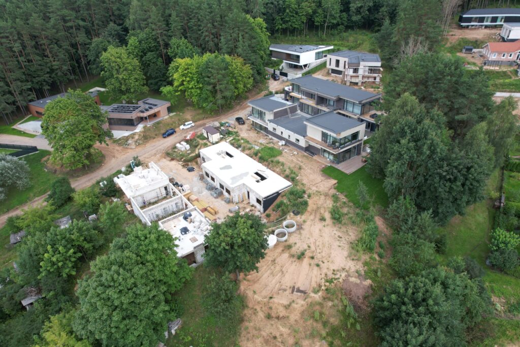 Terasų g. 15, 17 (Terasų g. 15, 17) - Row housing - construction photos