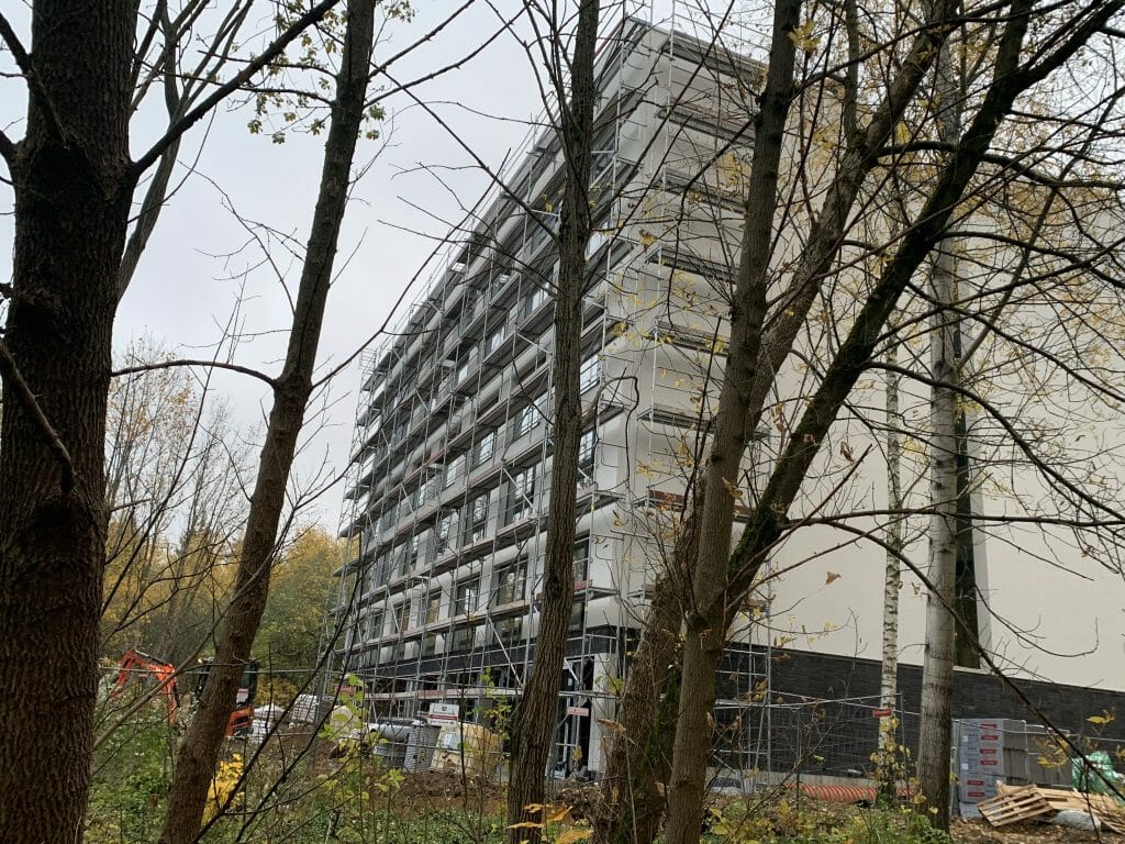 Student Box (Didlaukio g. 67A) - Multi apartment - construction photos