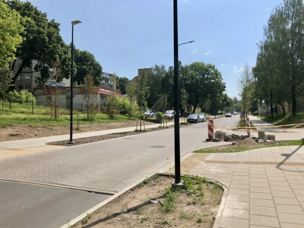 Ramaus eismo Gerosios Vilties g. (Gerosios Vilties g.) - Street - construction photos