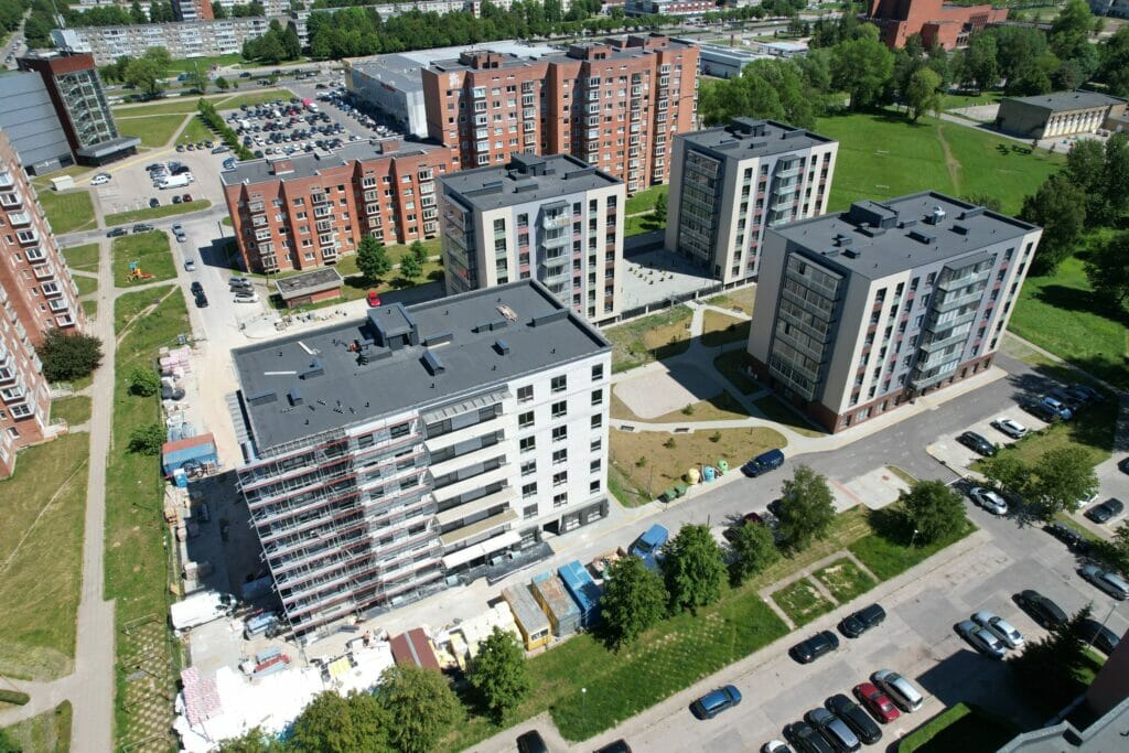 Baltijos terasos (Baltijos pr. 111) - Korterelamu - ehituse fotod