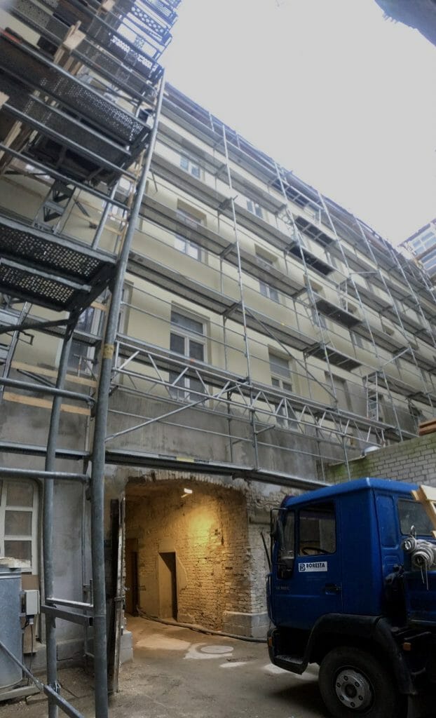 Gedimino 22 (Gedimino pr. 22) - Multi apartment - construction photos