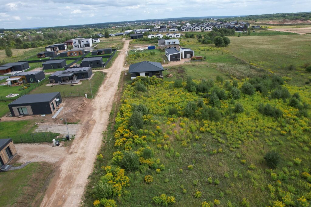 Kalvų terasos (Ismonių g. 15) - Land plots - construction photos