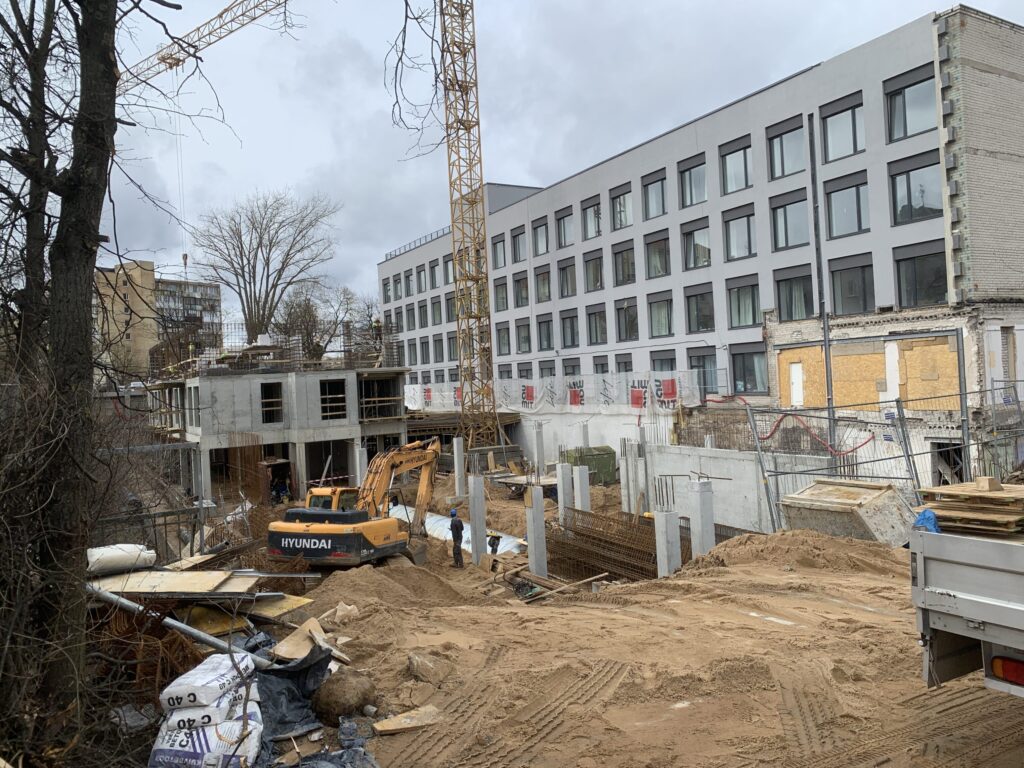 Haivo (Smolensko g. 12, 16) - Daudzdzīvokļu nams - būvdarbu attēli