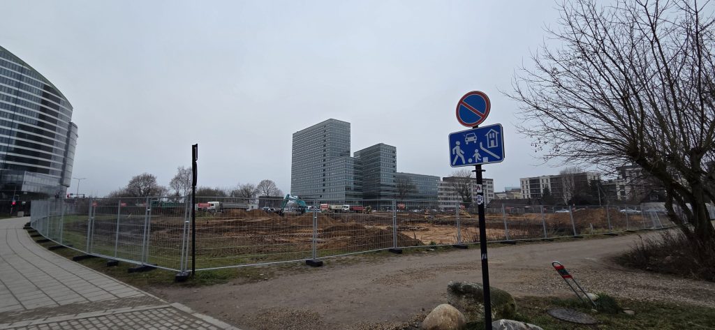 Horizontai (Releven) E, F korpusai (Lvivo g. 59) - Food services, Office center - construction photos