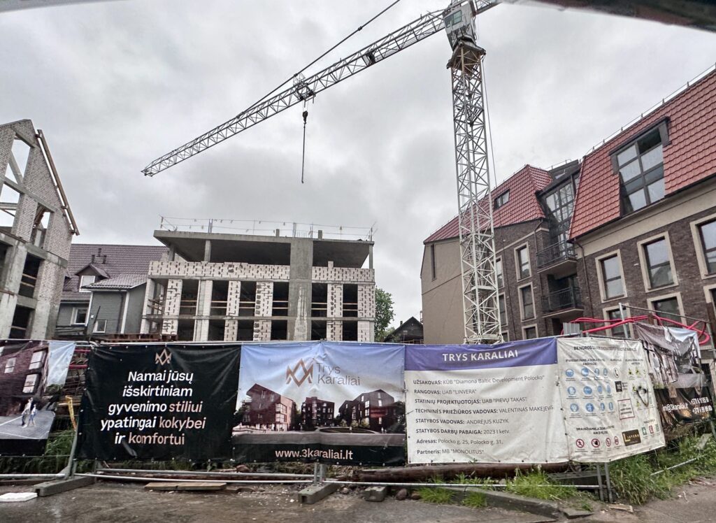 Trys karaliai (Polocko g. 25, 31) - Multi apartment - construction photos