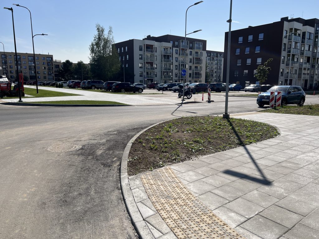 J. Bretkūno g. atkarpa tarp Įsruties ir Tolminkiemio g. (J. Bretkūno g.) - Street - construction photos