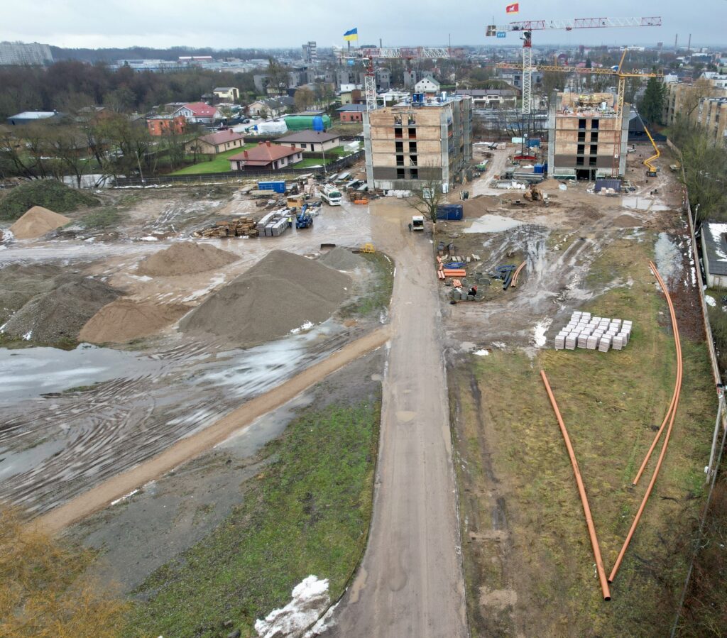 Matau Kauną 1 etapas (Antakalnio g. 42) - Daugiabutis - statybų nuotraukos