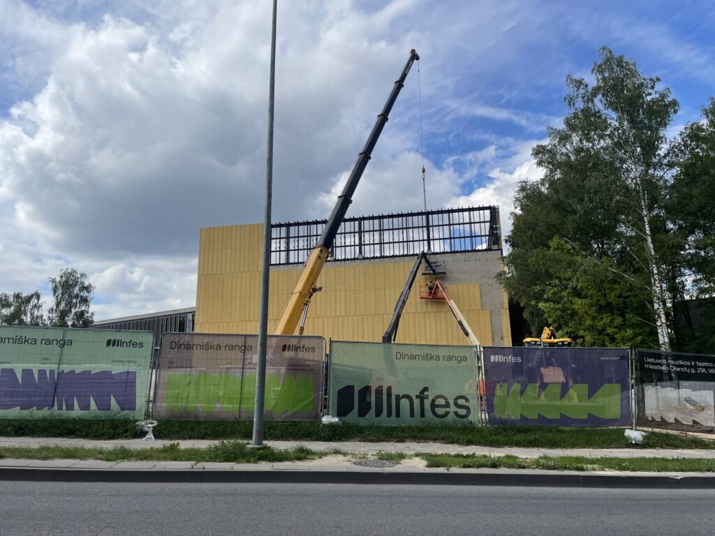 LMTA miestelis 1 etapas (Teatro ir kino fakultetas, Mažasis salių blokas) (Olandų g. 21A) - Higher education - construction photos