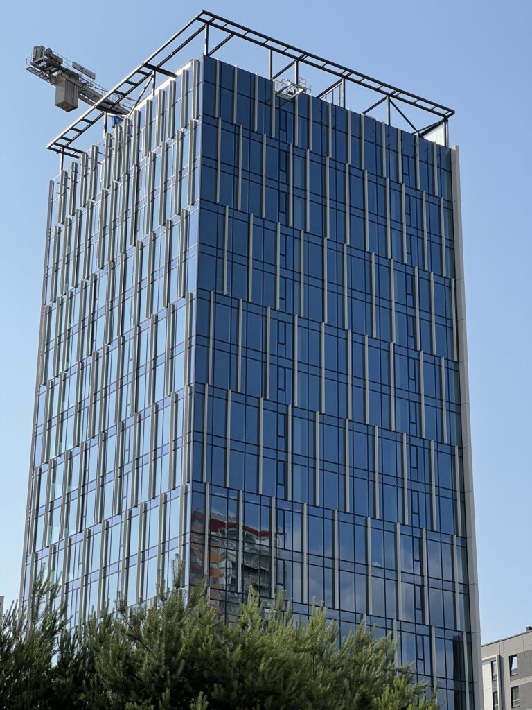 Sky Office (Spaudos g. 7) - Office center - construction photos