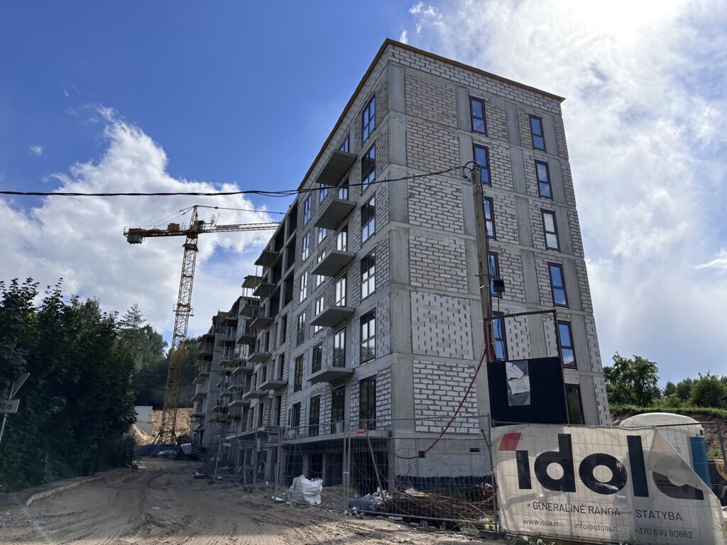 Monopolio namai (Kaminkelio g. 29) - Multi apartment - construction photos