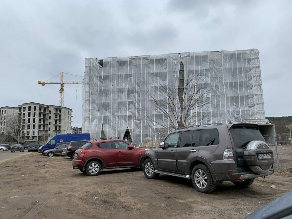 Šnipiškių perspektyvos (Šatrijos g. 1) - Multi apartment - construction photos