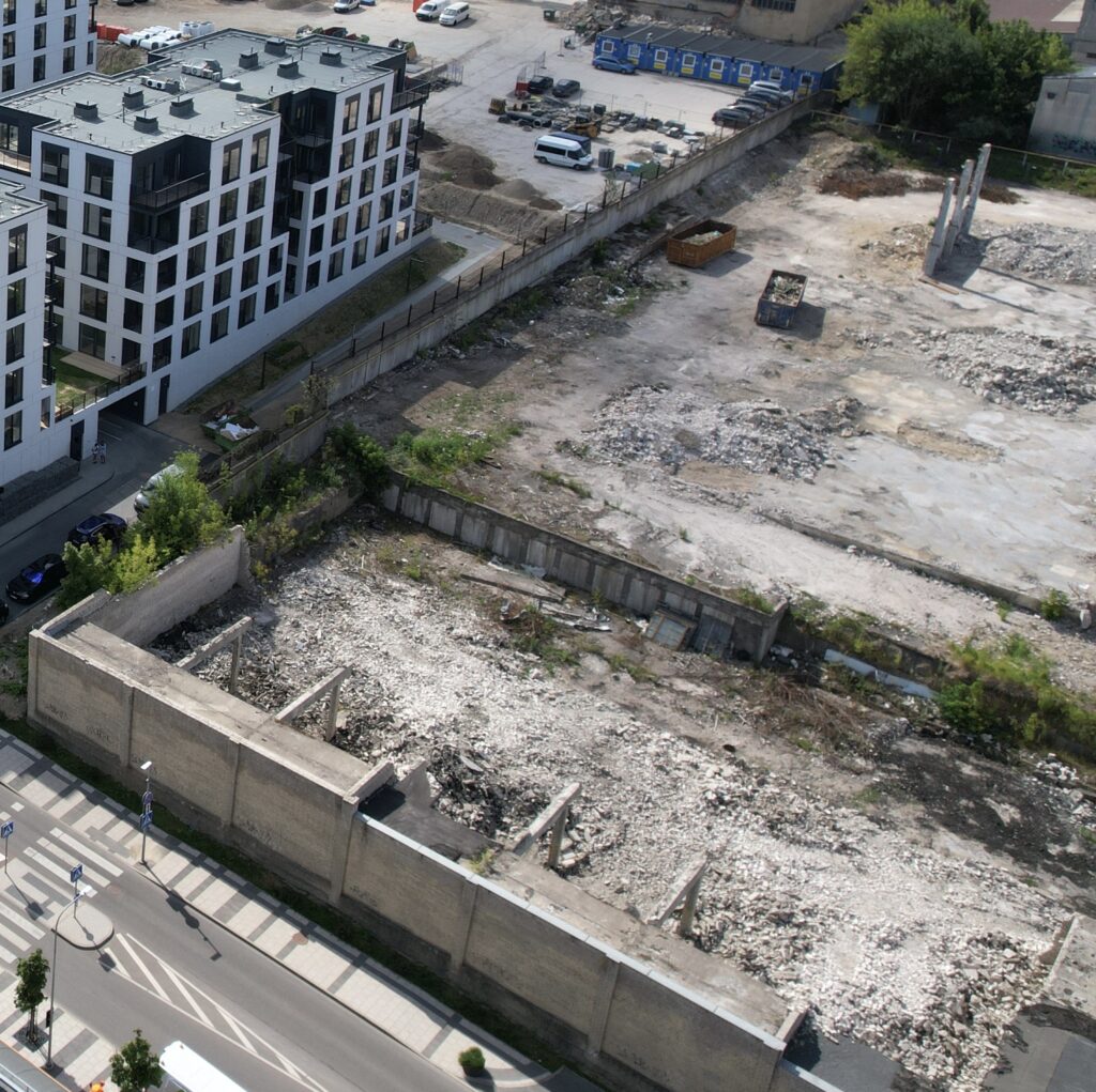 Drujos g. 2, 1 etapas (Drujos g. 2) - Co-living - būvdarbu attēli