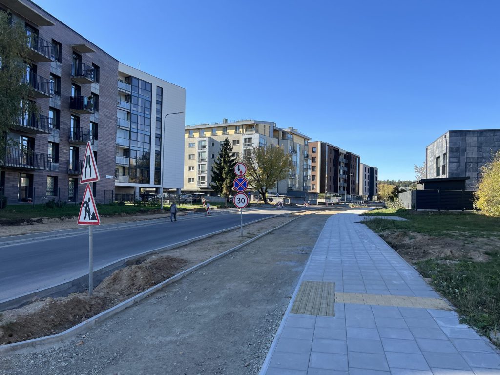 Visorių g. iki Prano Vaičaičio g. rekonstrukcija (Visorių g.) - Street - construction photos