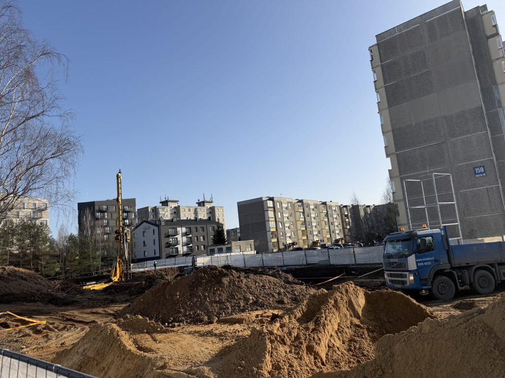 Kuriu Naujai 1 etapas (Naujakurių g. 47) - Multi apartment - construction photos
