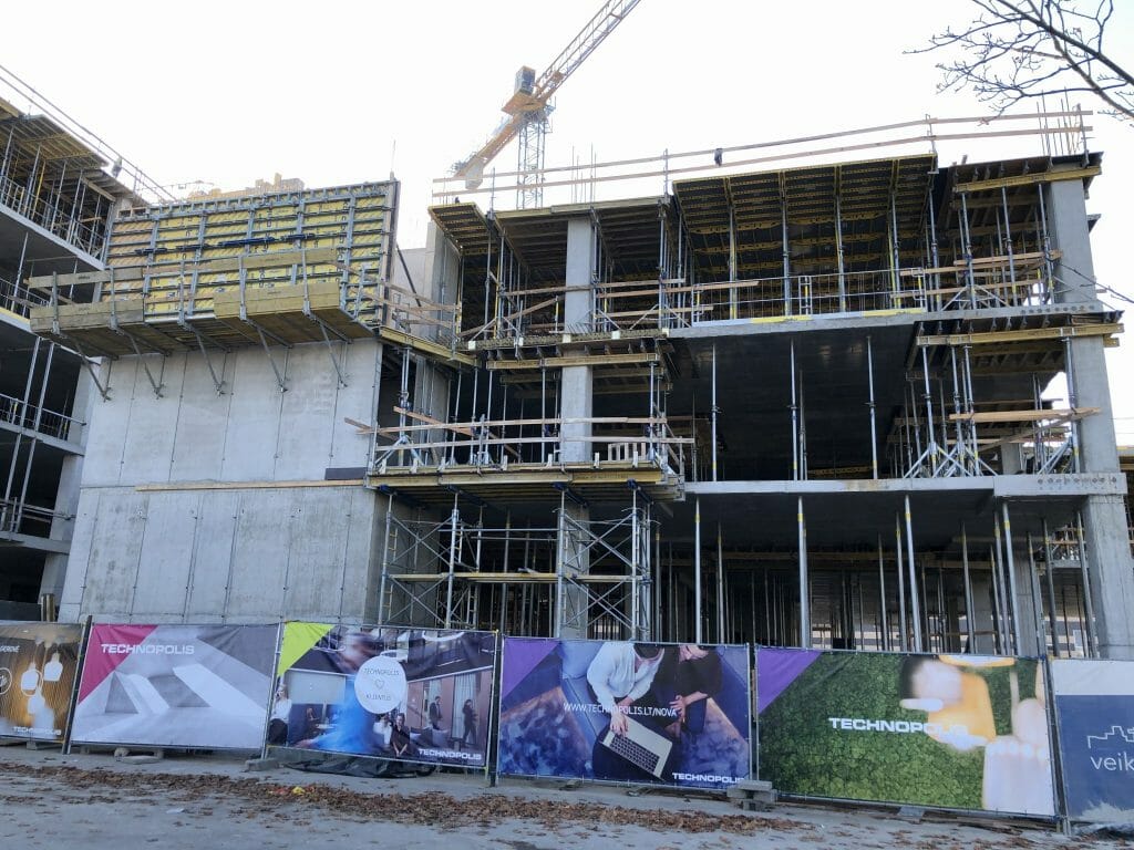 Nova (Vito Gerulaičio g. 18) - Office center - construction photos