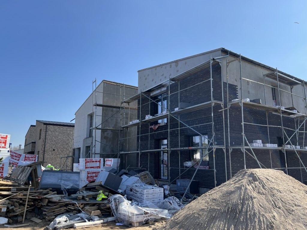 Miesto meldai (Pagudės g. 1, 3, 5, 7, 9, 11, 13) - Private house community - construction photos