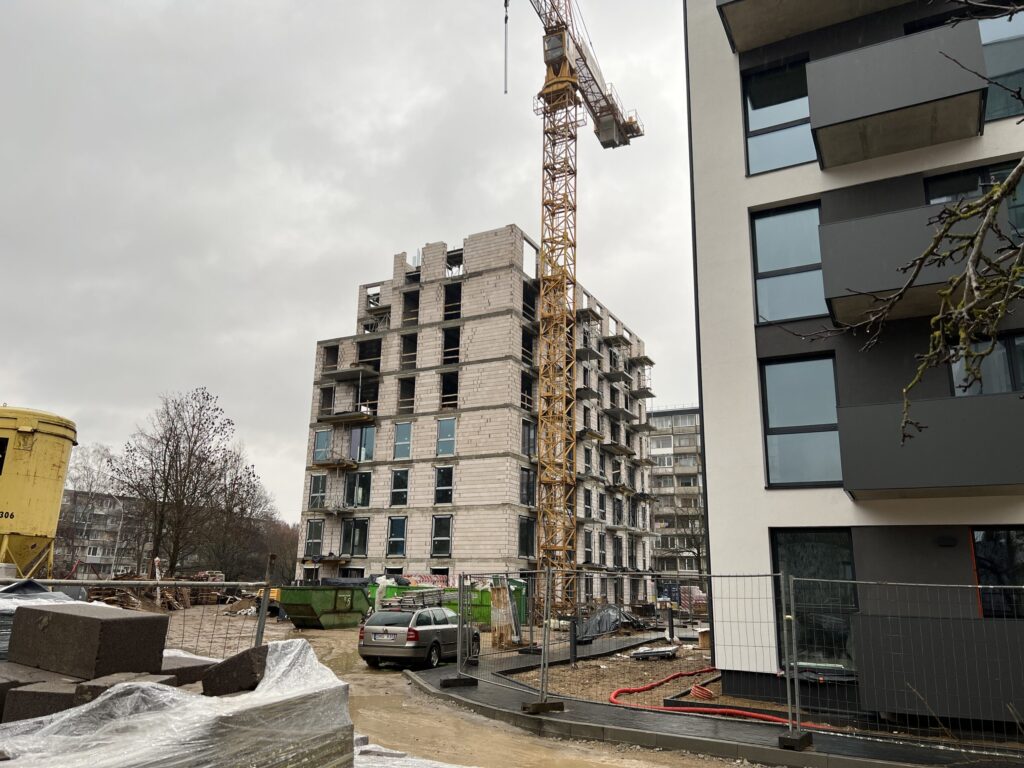 Life Story 3 etapas (Taikos pr. 57) - Multi apartment - construction photos