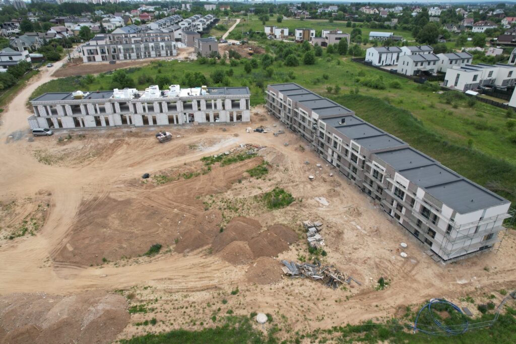 Suburbija 2.0 (Žozefo Pusjė g. 50) - Row housing - construction photos