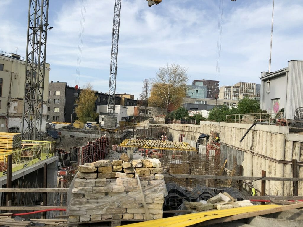 AMPÉRA (Rinktinės g. 2) - Daudzdzīvokļu nams, Biroju centrs - būvdarbu attēli