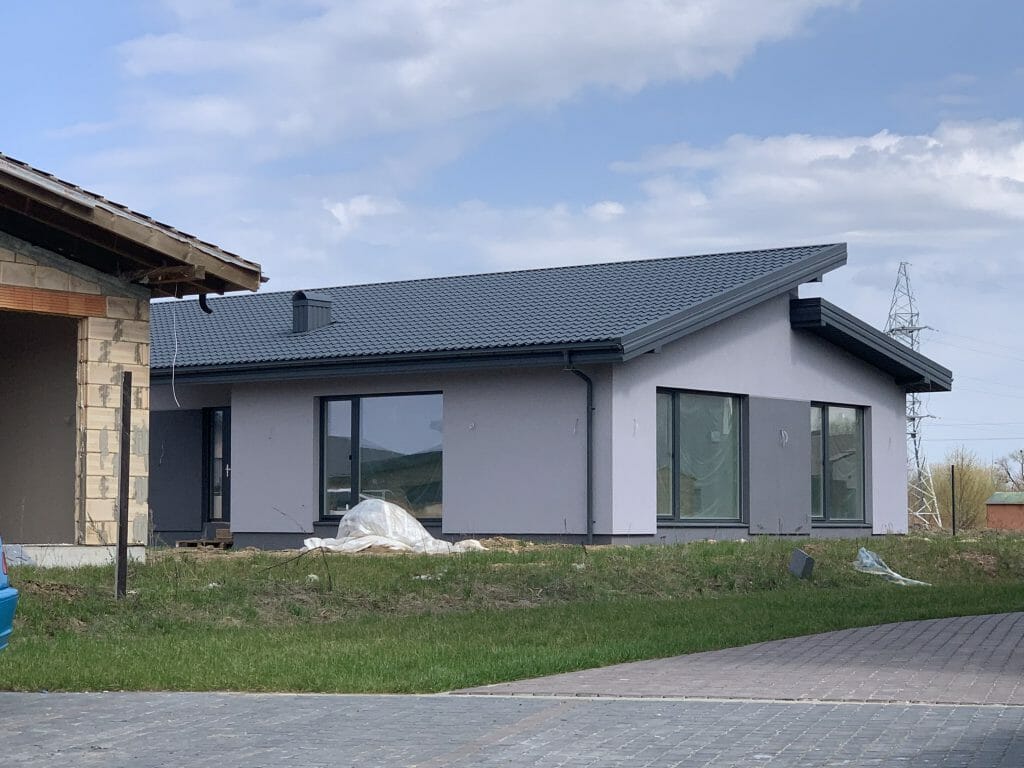 17 perlų (Uždaroji g.) - Private house community - construction photos
