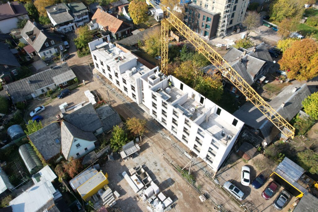 K50E (Kalvarijų g. 50E) - Multi apartment - construction photos