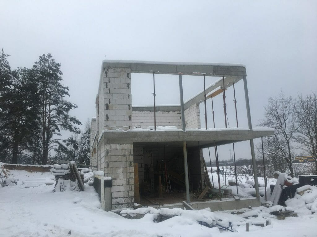 Terasų g. 19 (Terasų g. 19) - Rindu mājas - būvdarbu attēli