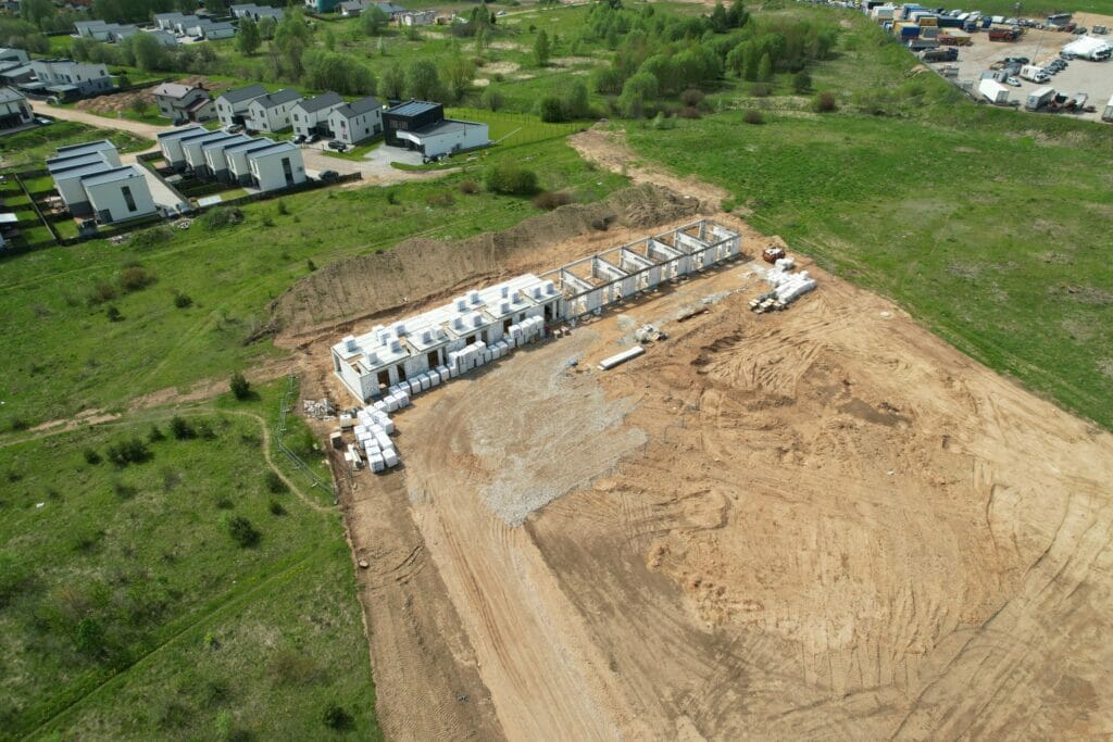 Suburbija 2.0 (Žozefo Pusjė g. 50) - Row housing - construction photos