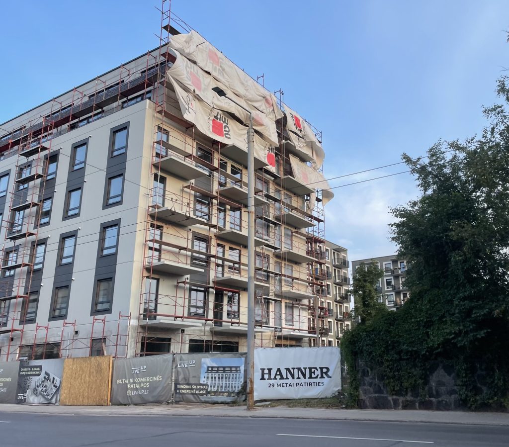 Liveup 2 etapas (Naugarduko g. 62) - Multi apartment - construction photos