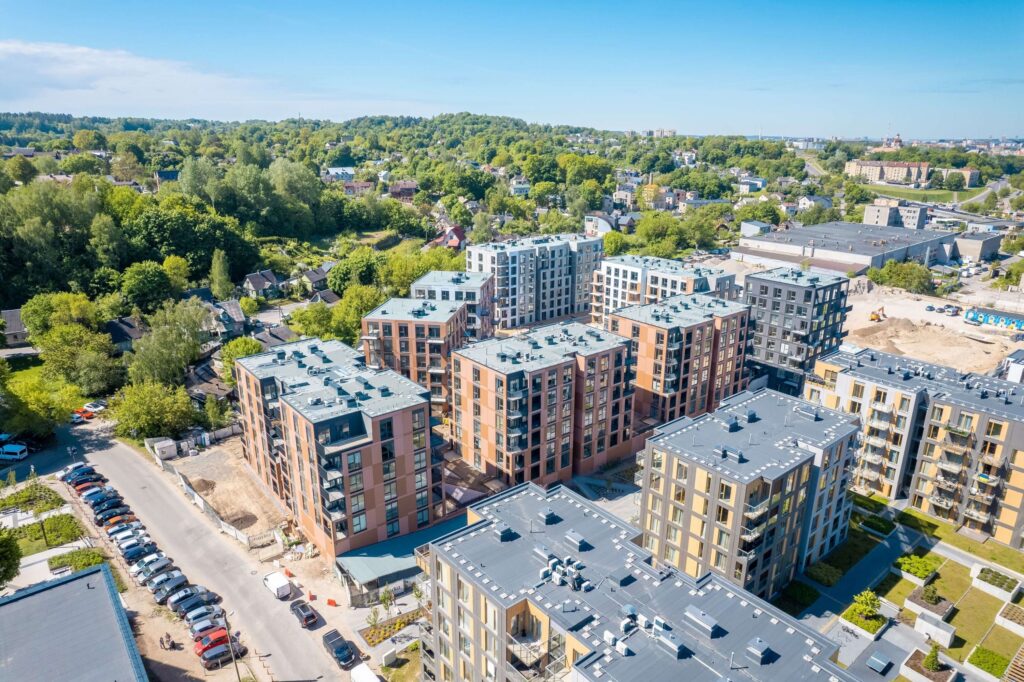 Vilnelės skverai 2 etapas (Manufaktūrų g. 7) - Multi apartment - construction photos