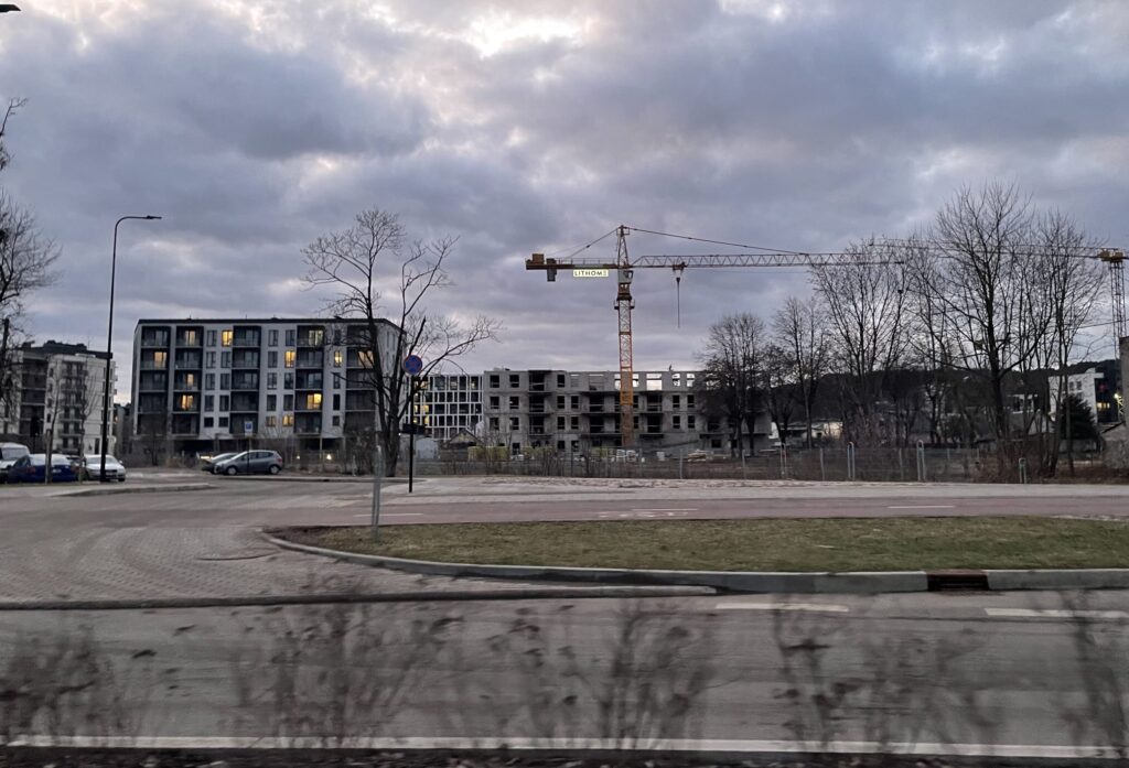 Šnipiškių perspektyvos 2 etapas (Šatrijos g. 7) - Multi apartment - construction photos