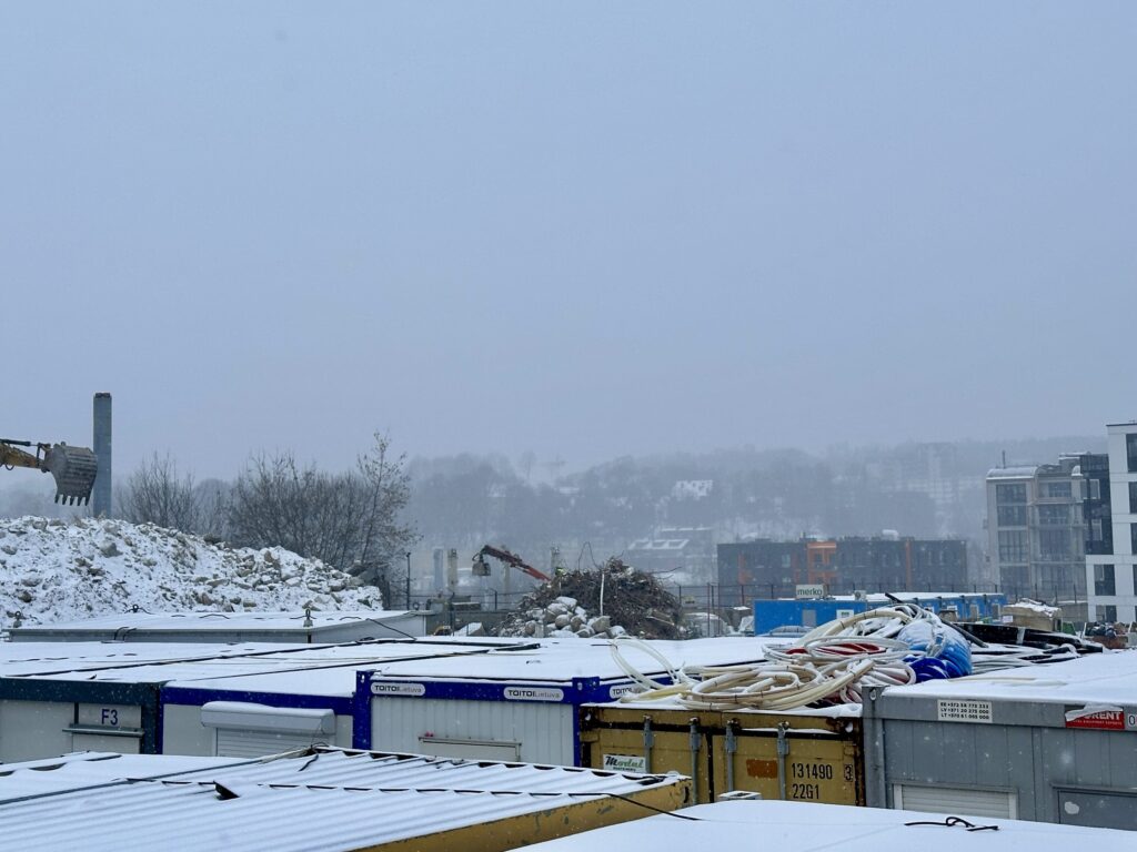 Drujos g. 2, 1 etapas (Drujos g. 2) - Co-living - būvdarbu attēli