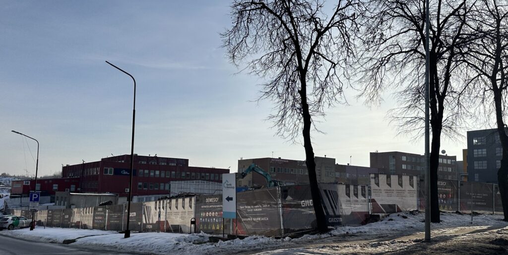 Aerocity Dariaus ir Girėno g. 40 (Dariaus ir Girėno g. 40) - Office center, Sports arena - construction photos