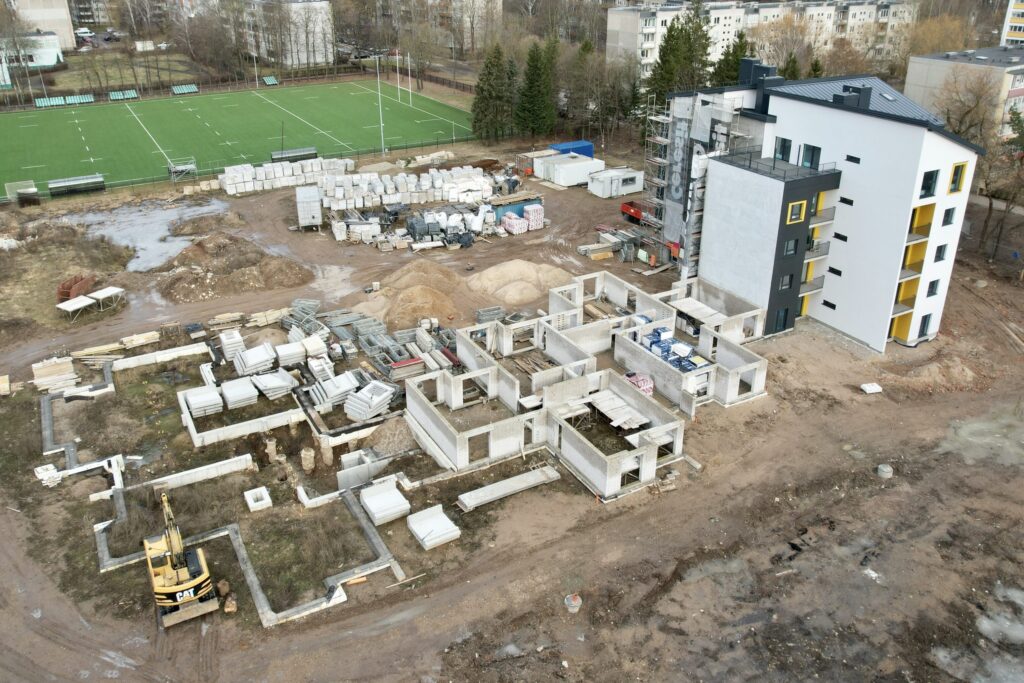 Paparčio žiedas 2 etapas (Partizanų g. 192B) - Multi apartment - construction photos