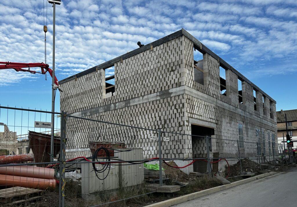 Gegužės sodai (Naujoji Uosto g. 15A, Naujoji Uosto g. 15, Gegužės g. 8) - Viesnīca - būvdarbu attēli